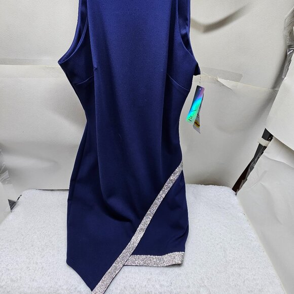 BCX | NWT | Medium | Blue Embellished Mini Cocktail/Homecoming/Prom Dress - Picture 3 of 6